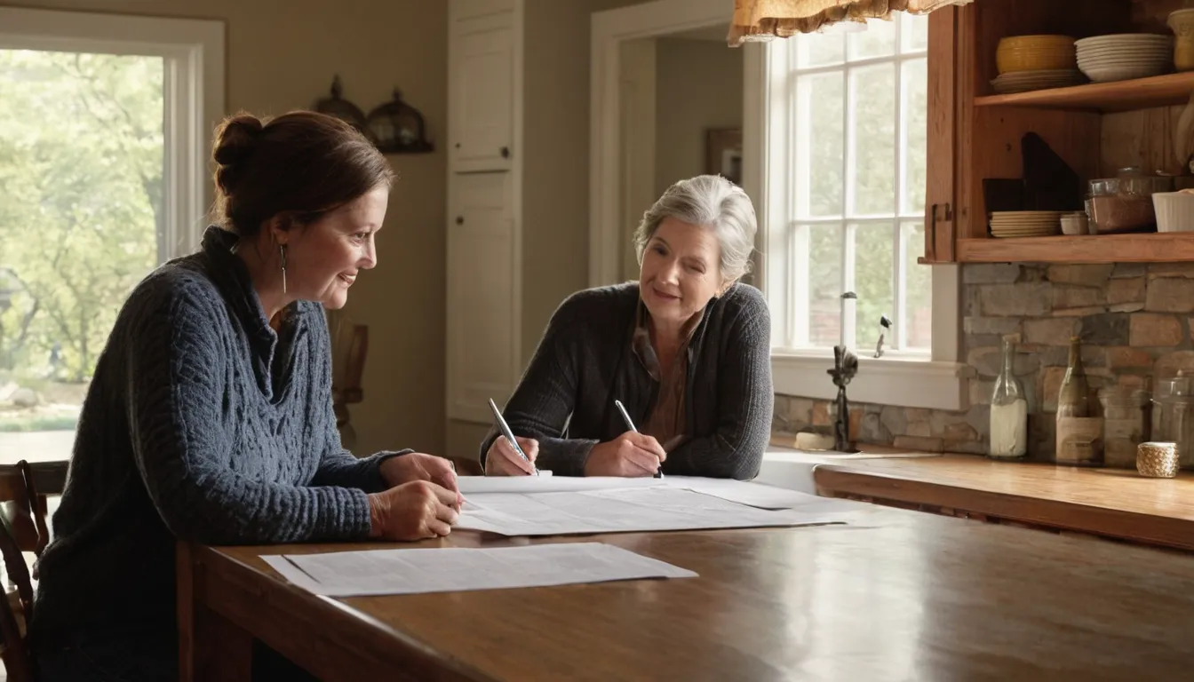 Homeowner reviewing a written septic quote with a provider in the Beverly area