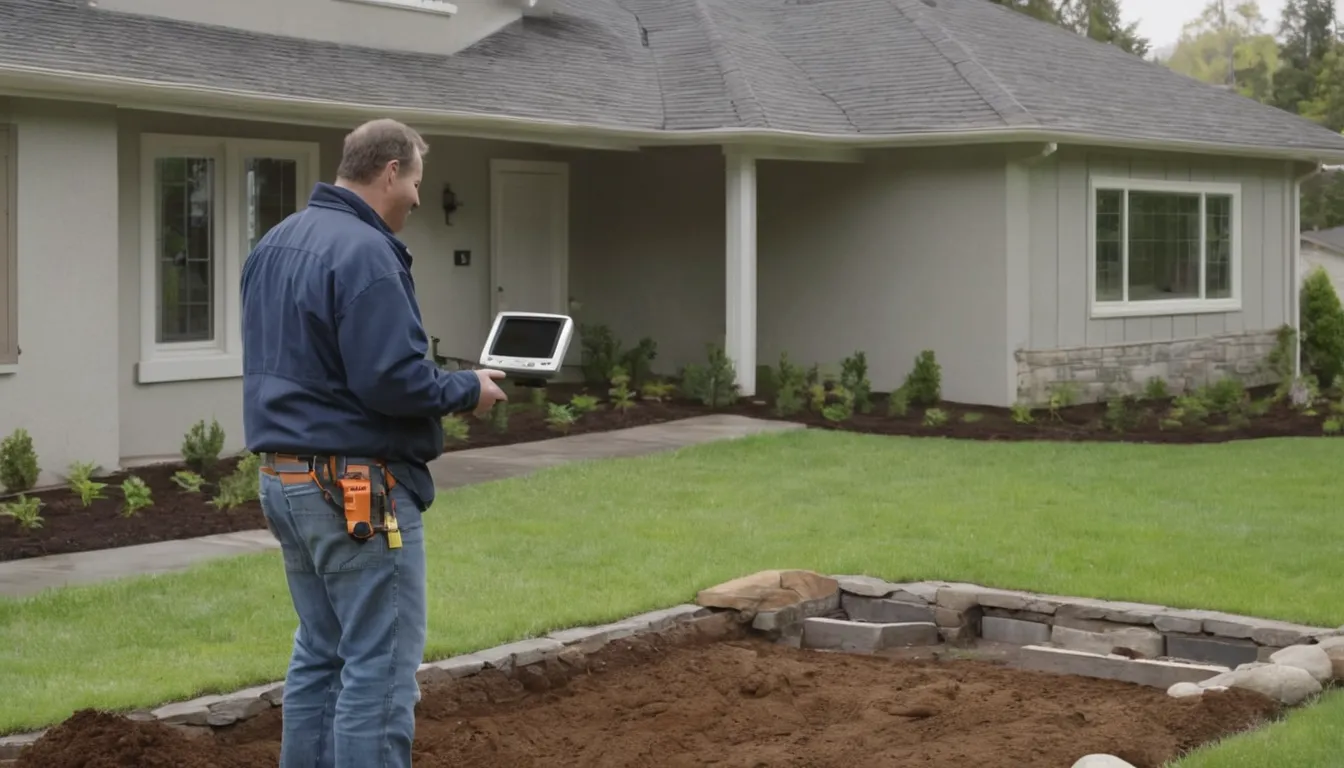 Provider reviewing a sewer line camera inspection with a homeowner in Beverly